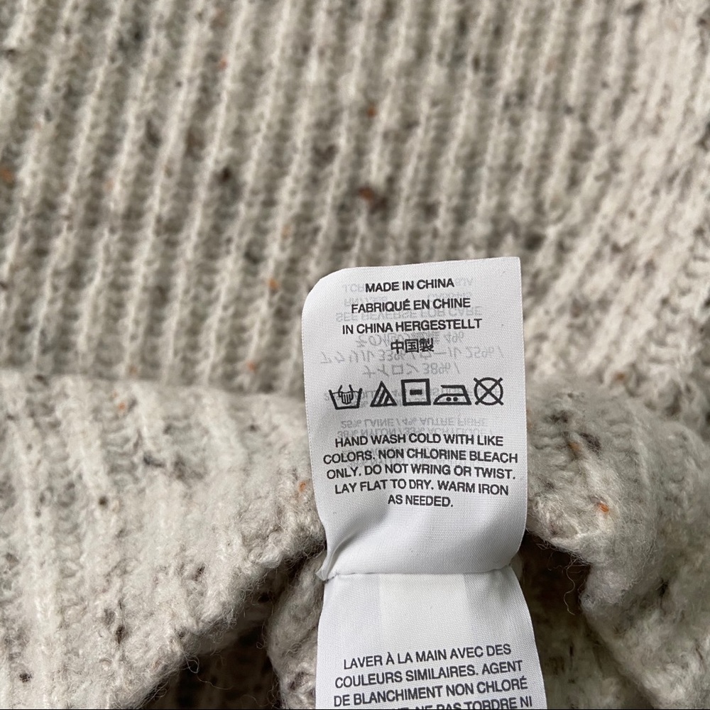 SOLD Madewell Donegal Northfield Mockneck Sweater - Picture 10 of 11